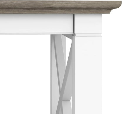 Bush Furniture Coffee Table with Storage with Aged Bronze Hardware | Key West Collection Center Counter for Living Room | 47Wx24Dx18H