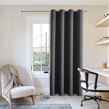 ChrisDowa Blackout Curtains 120 Inches Long