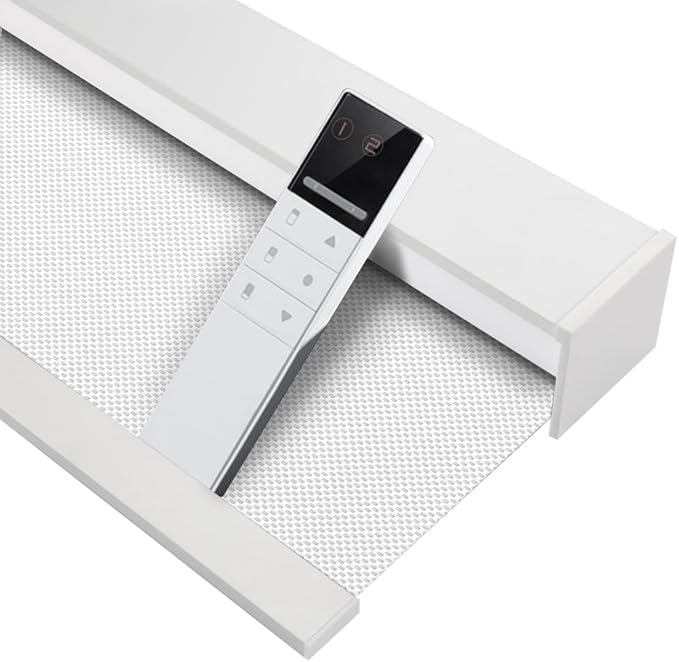 Motorized Blinds with Remote Window Roller Shade Wireless Rechargeable Motor