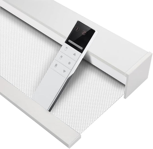 Motorized Blinds with Remote Window Roller Shade Wireless Rechargeable Motor