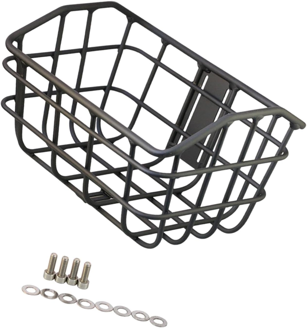 Basket Black Front Sturdy Construction Aluminum Alloy Large Capacity Accessories Cargo Container for Pet Transport