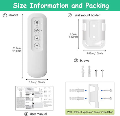 Prichor 99770 Ceiling Fan Remote Control