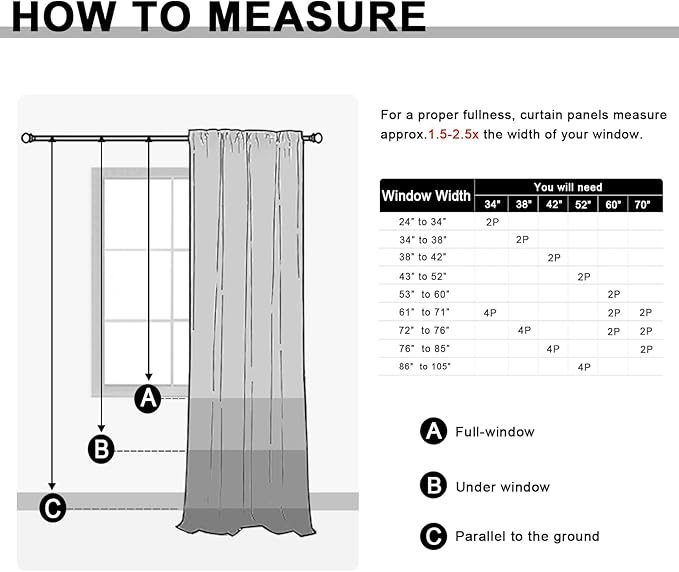 JIUZHEN Christmas Blackout Curtains