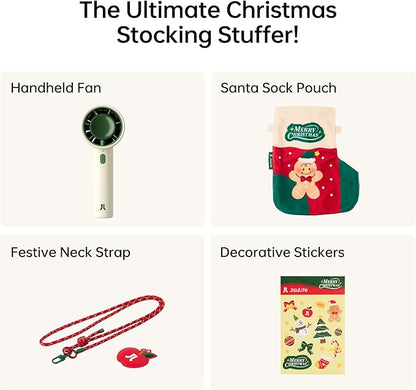 JISULIFE Portable Fan Christmas Gifts, 4000mAh Mini Handheld Fan