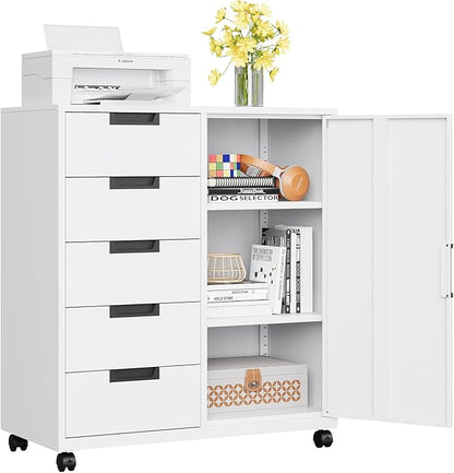 MIIIKO 5 Drawer Storage Cabinet