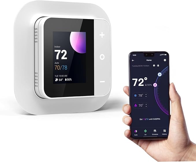 vine Smart Thermostat for House, WiFi Thermostats for Home Compatible