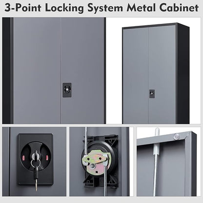 MIIIKO Metal Storage Cabinet
