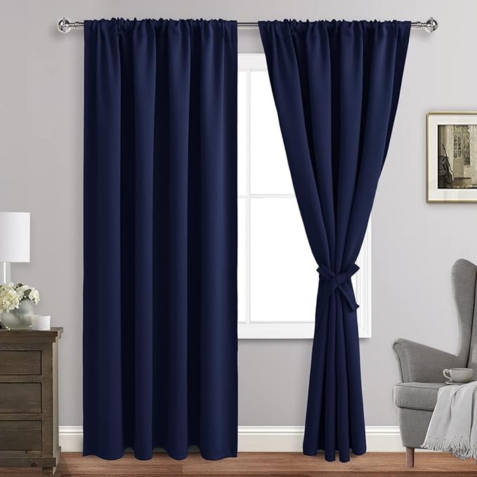 JIUZHEN Blackout Curtains for Bedroom