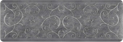 WellnessMats Bella Collection Anti-Fatigue Floor Mat, Polyurethane – Ergonomic Support Pad for Home, Kitchen, Garage, Office Standing Desk – Water Resistant - Made in USA
