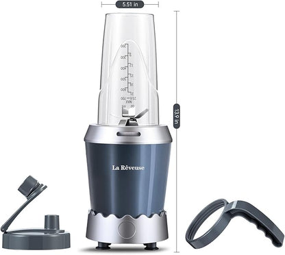 La Reveuse Personal Size Smoothie Blender Pro, 1000W High Speed