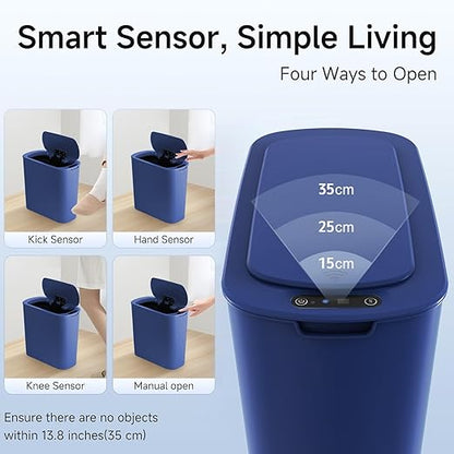 Automatic Motion Sensor Bathroom Trash Can