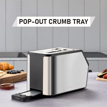 Smart Toaster, KETIAN Touch Screen 2 Slice, High-speed Automatic Settings