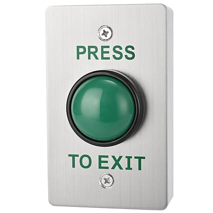 Push to Exit Button for Door Access Control Big Press Button IP68 Waterproof