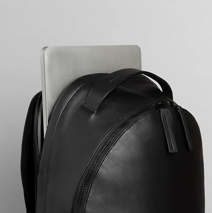Troubadour Generation Leather Backpack - Black