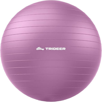 Trideer Exercise Ball for Yoga, Pilates & Fitness – Stability Ball Equipment