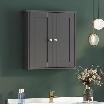 Black Bathroom Wall Cabinet, Medicine Cabinet Over Toilet, Bathroom Cabinet