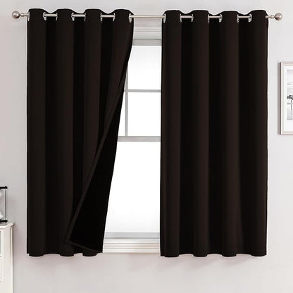 ChrisDowa 100% Blackout Curtains