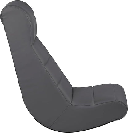 FDP Horizontal Floor Rocker, Lightweight Video Rocker for Kids and Teens, Ergonomic Chair for Reading, Gaming, Watching TV - Dark Gray, 10489-DG