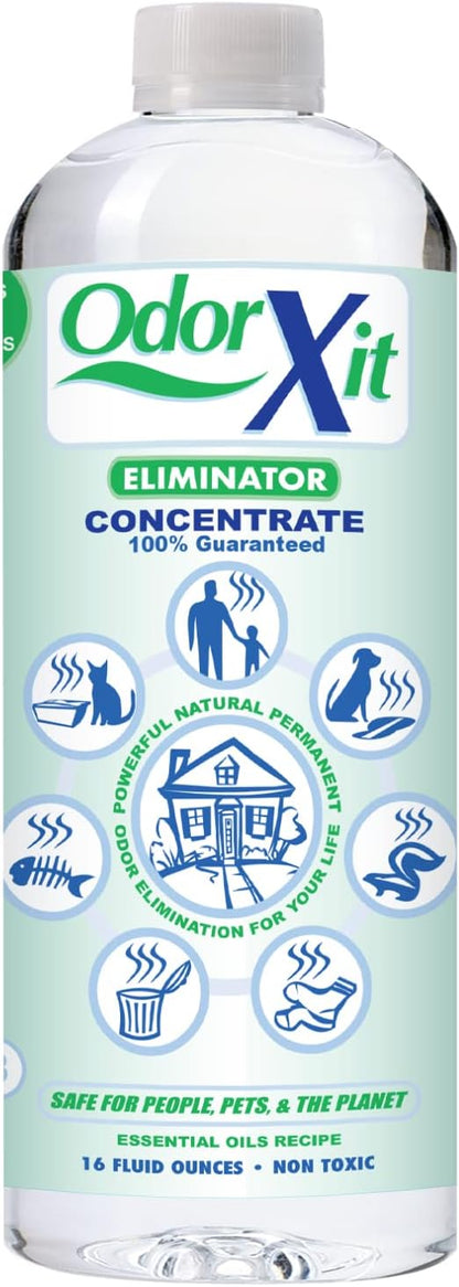 Concentrated Pet Urine Odor Eliminator, Ideal for Cat, Dog Poo and Urine Smell, Versatile & Natural Odor Neutralizer for Home and Outdoor Use, Deodorizer & Absorber, Concentrate, 16oz