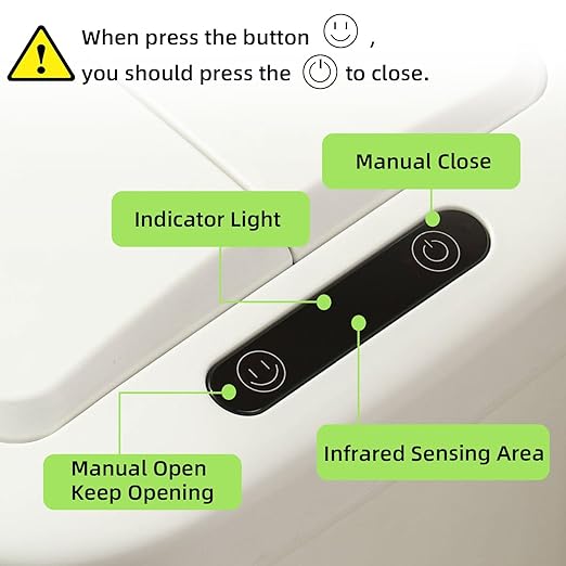 Sensor Hanging Trash Can with Lid 2.5 Gallon, Motion Sensor Garbage Can