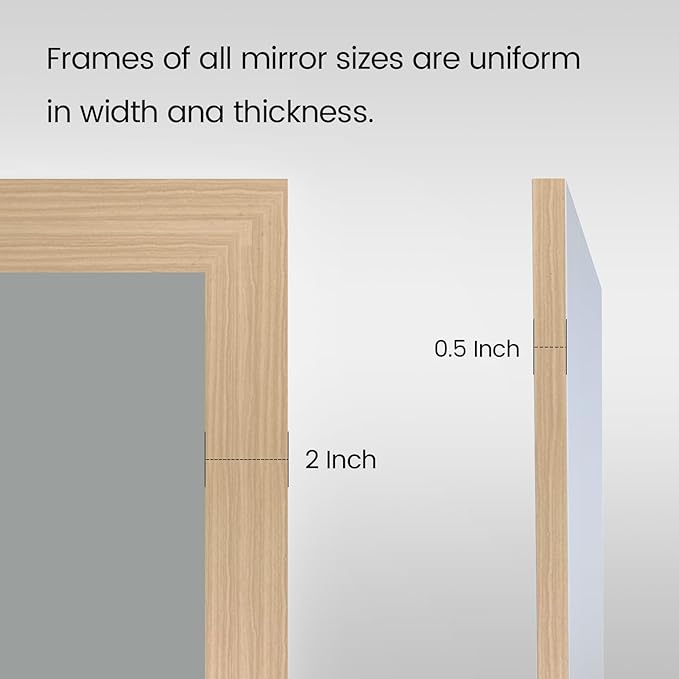 Amorho 24x32 Inch Bathroom Mirror