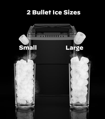 Silonn Smart Countertop Ice Maker, Compact Wi-Fi Ice Maker
