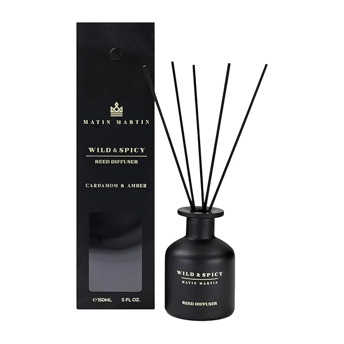 Matin Martin Wild and Spicy Reed Diffuser 5 oz