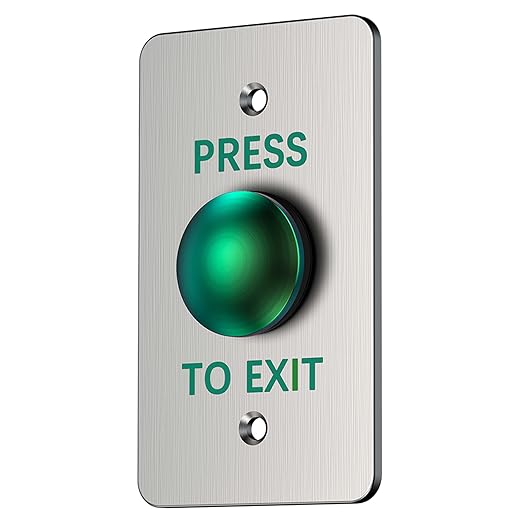 Push to Exit Button for Door Access Control Big Press Button Waterproof