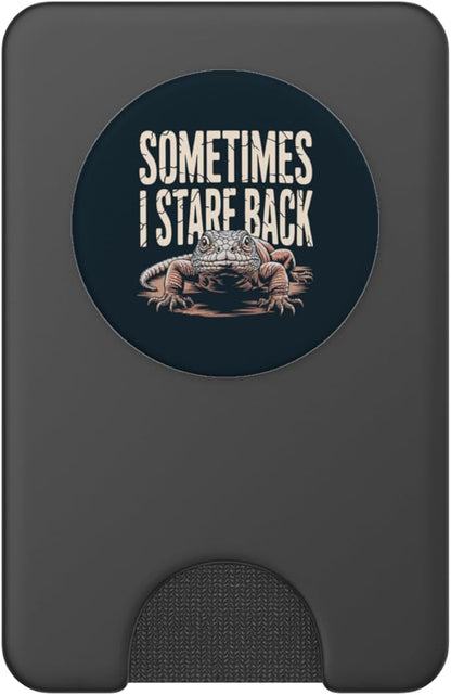 Uromastyx Owner Stare Back Uromastyx PopSockets PopWallet for MagSafe