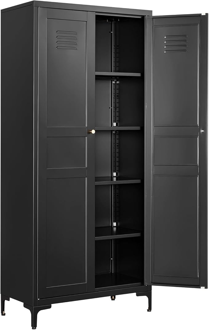 Metal Storage Cabinet-61” Tall Steel File Cabinets