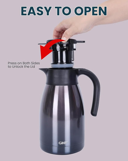 GiNT 51Oz Stainless Steel Thermal Coffee Carafe