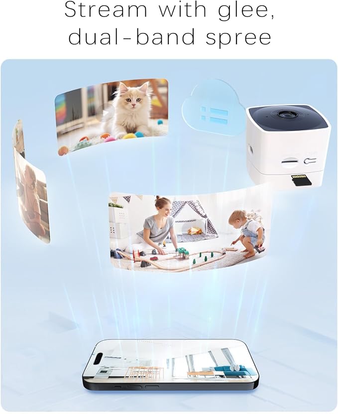 blurams Cameras for Home Security 5GHz, 2K Indoor Camera, Pet Camera
