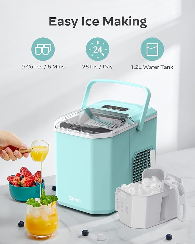 Silonn Ice Maker Countertop Machine