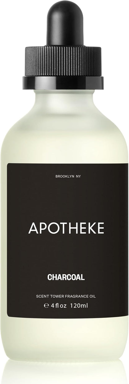 Apotheke Scent Tower Aromatherapy Diffuser Fragrance Refill, Charcoal