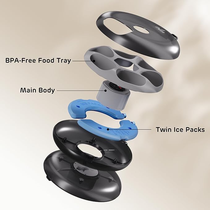 iPettie Donut Frost WiFi 6 Meal Automatic Cat Food Dispenser