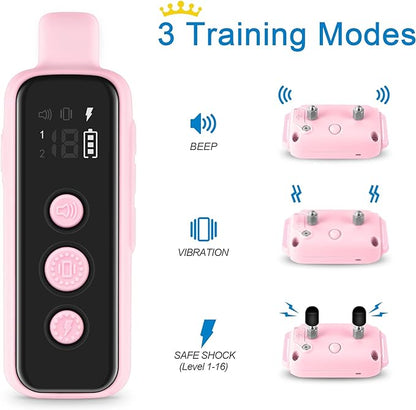Bousnic Dog Shock Collar for 2 Dogs
