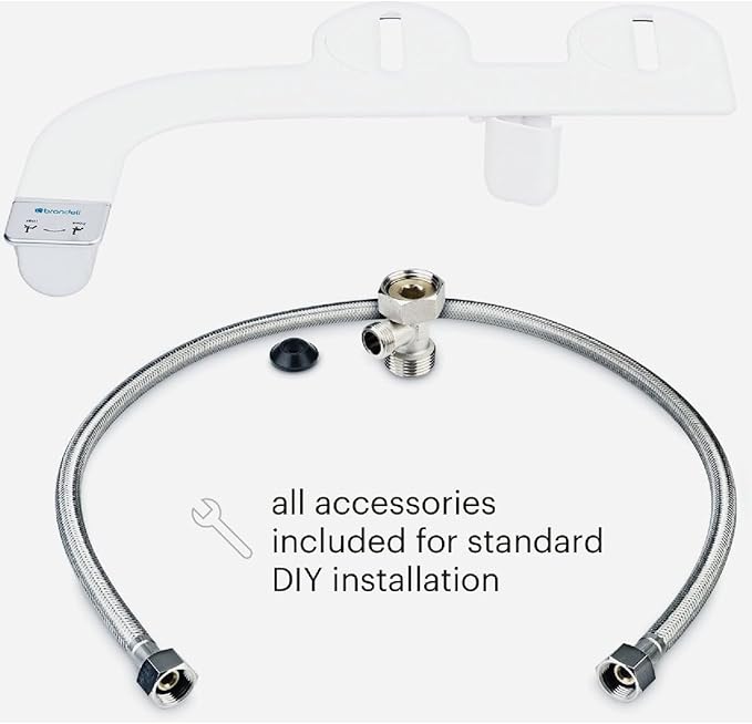 Brondell Bidet Attachment for Toilet SS-250 SimpleSpa Fresh Water Spray
