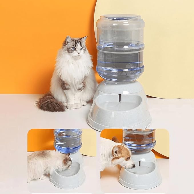 Automatic Dog Water Dispenser, 3 Gallon| 11L Gravity Automatic Pet Water Dispenser Station, Pet Waterer for Dogs and Cats, Large Capacity Water Feeder