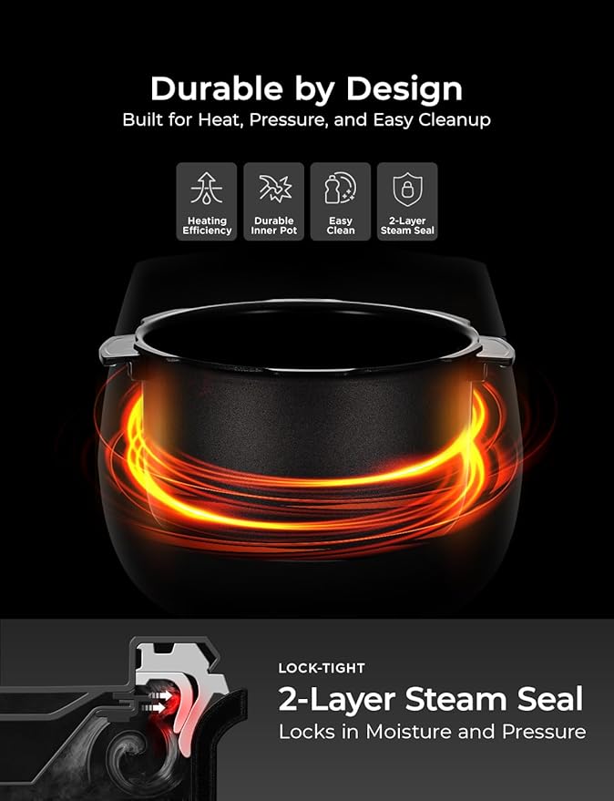 CUCKOO Twin Pressure Rice Cooker 10-Cup Uncooked / 20-Cup Cooked
