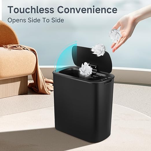 TIPGO Automatic Motion Sensor Bathroom Trash Can