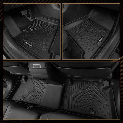 Naibeve Floor Mats for Cadillac Optiq 2025 2026 - All Weather for Cadillac Optiq Floor Mats Liners 2 Row & Cargo Mat & Backrest Mats Accessories