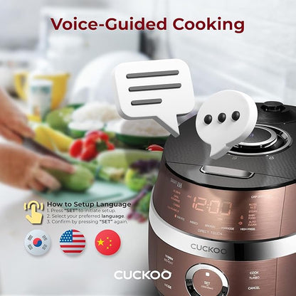 CUCKOO High Pressure Rice Cooker 6-Cup Uncooked / 12-Cup Cooked