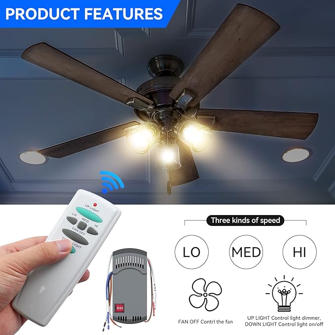 Universal Ceiling Fan Remote Control Kit