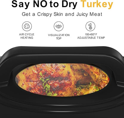 Sunvivi 26lb 22-Quart Roaster Oven, Electric Roaster Oven