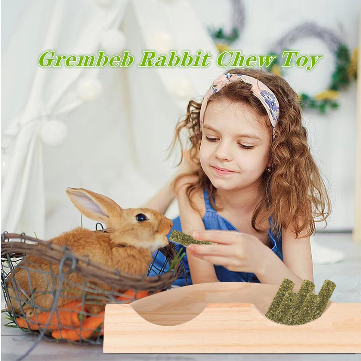 Rabbit Toys,Timothy Hay Stick for Guinea Pig Toy Bunny Chew Toys for Teeth Grinding Hamster Alfalfa Bite Treat Rabbit Molar Food Snack for Pet Rat Chinchilla Squirrel Gerbil-120PCS