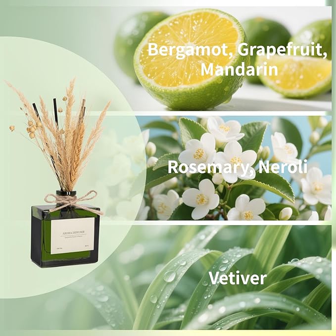 Reed Diffuser, 6.09 oz Citrus Grove Scent Diffuser