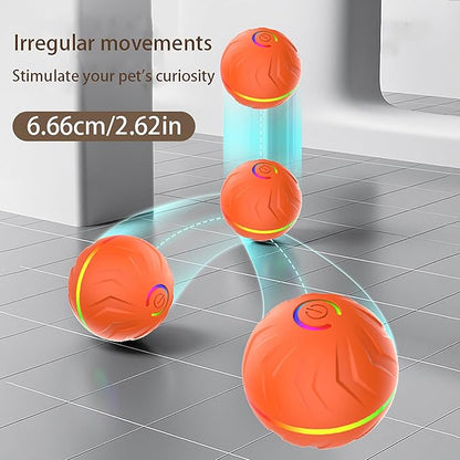 2026 T01 Interactive Dog Toys Dog Ball, Automatic Rolling and Bouncing Moving Dog Toy, Durable and USB Rechargeable, Fun Smart Toy for Puppy, Small, Medium and Large Dogs, Dog Toys to Keep Them Busy