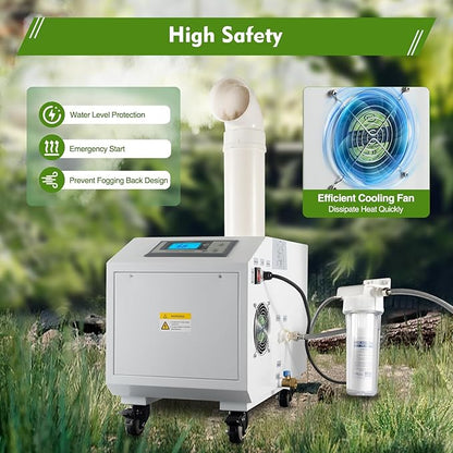 Humidifier Large Room, 10L 6.6Lbs/H Industrial Ultrasonic Mist Maker