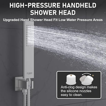 Iriber 12-Inch Rainfall Shower System