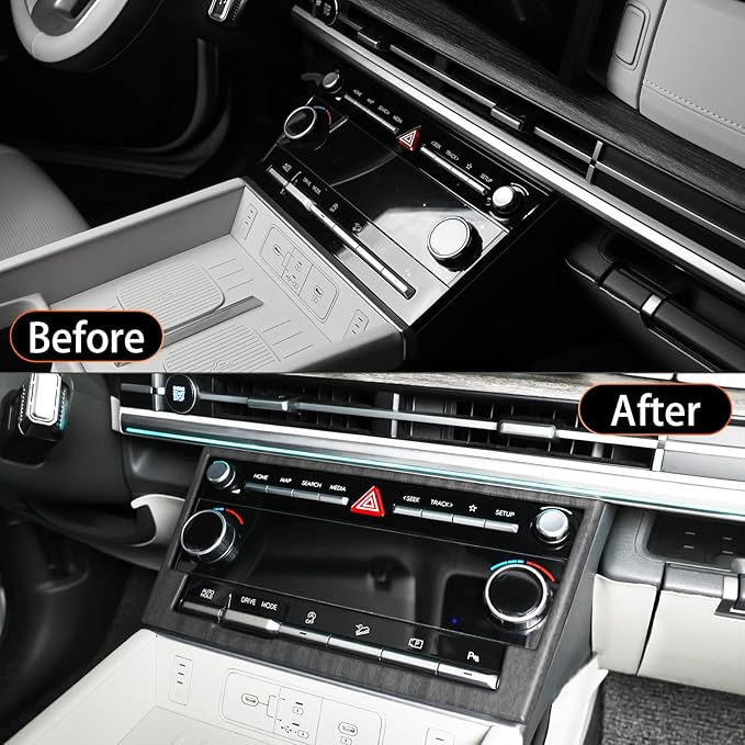 YOUTOOCAR Climate Control Panel Trim Frame Cover Compatible